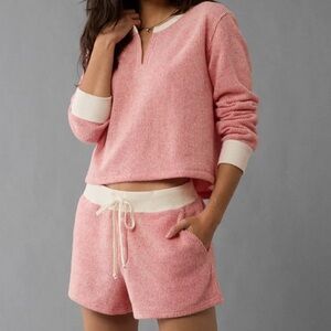 AE Plush Waffle Lounge Set size M